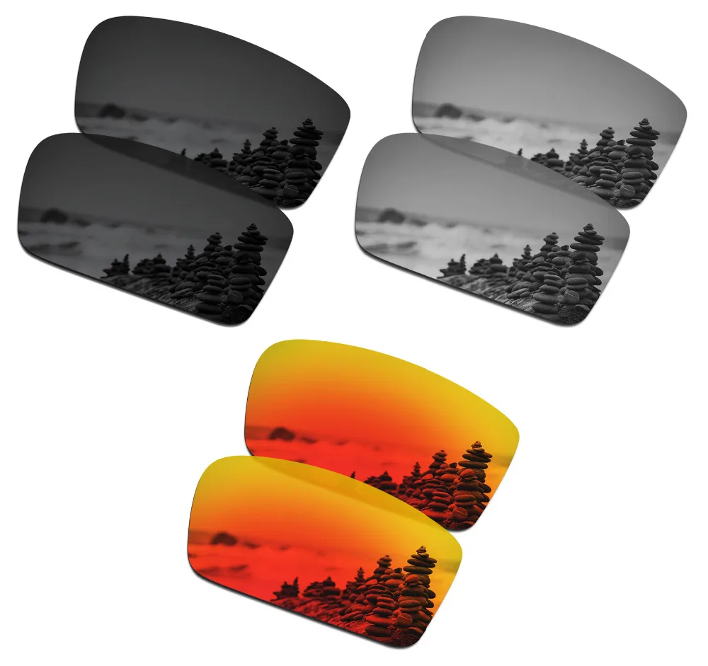 3 пары поляризованных солнцезащитных очков SmartVLT, Сменные линзы для Oakley Twitch Stealth, черный, серебристый, Титановый и огненно-красный
3 пары поляризованных солнцезащитных очков SmartVLT, Сменные линзы для Oakley Twitch Stealth, черный, серебристый, Титановый и огненно-красный