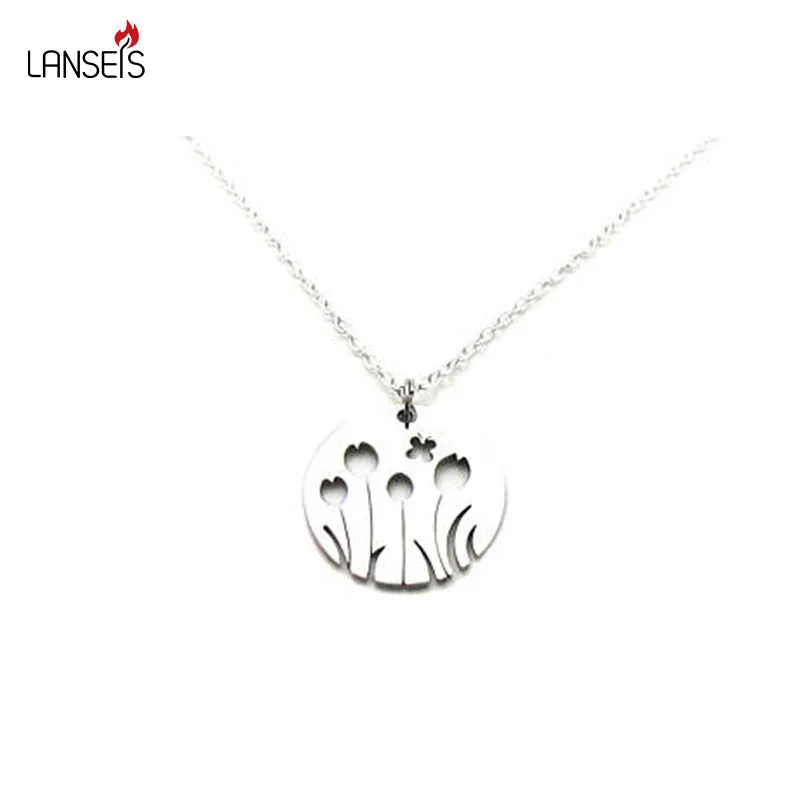 Lanseis Tulip Flower Butterfly Necklace Stainless Steel Necklace , 10Pcs Personalized Necklace Forest Jewelry Dainty Tulip Gift
Lanseis Tulip Flower Butterfly Necklace Stainless Steel Necklace , 10Pcs Personalized Necklace Forest Jewelry Dainty Tulip Gift