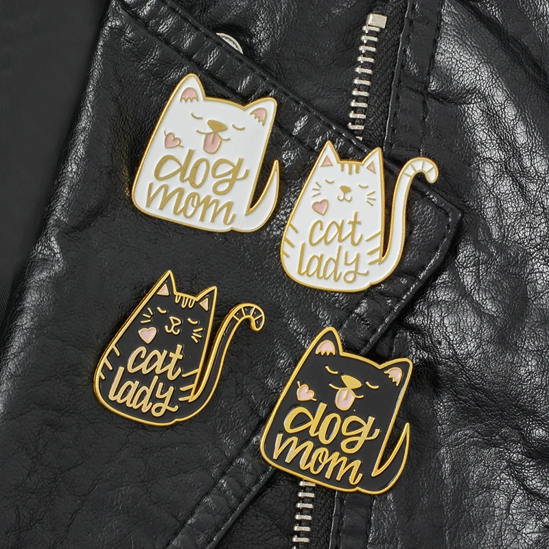 White Black Dog Cat Cute Kawaii Animal Pins Backpack Bags Hats Leather jeckets Decoration Accessories Pet Lover Gifts
White Black Dog Cat Cute Kawaii Animal Pins Backpack Bags Hats Leather jeckets Decoration Accessories Pet Lover Gifts