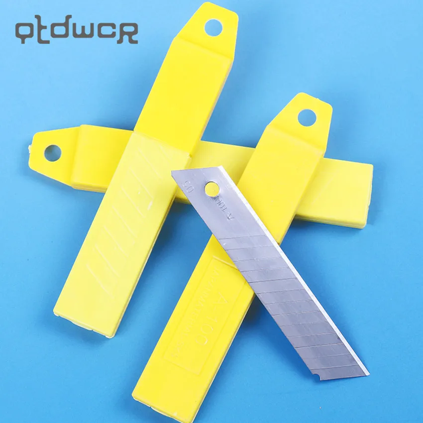 10PCS/set Office Stationery Art Blades Trimmer Sculpture Blade Utility Knife 100mm x 18mm Student Supplies
10PCS/set Office Stationery Art Blades Trimmer Sculpture Blade Utility Knife 100mm x 18mm Student Supplies