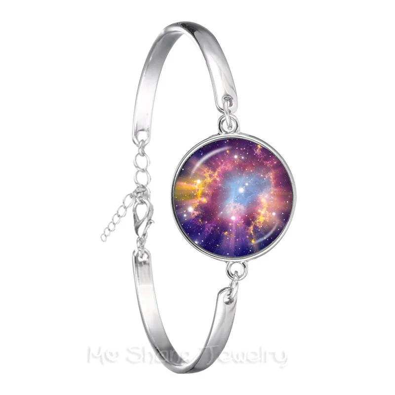Purple Galaxy Nebula Bracelet Space Jewelry Planets Colorful Galaxy Star Spcace Women Men Silver Plated Bangle Gift
Purple Galaxy Nebula Bracelet Space Jewelry Planets Colorful Galaxy Star Spcace Women Men Silver Plated Bangle Gift