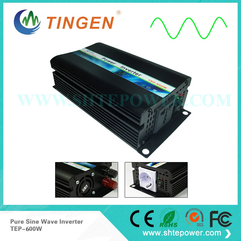 

TEP-600W Free Shipping Off Grid Tie power inverter 600W AC output 110V/120V/220V/230V optional DC 12V/24V/48V input 50Hz/60Hz