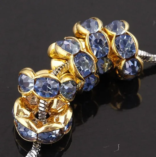 Wholesale Free Shipping Bling 8MM silver plated Blue Rhinestone Crystal Gem Spacer Losse Beads Jewelry Findings
Wholesale Free Shipping Bling 8MM silver plated Blue Rhinestone Crystal Gem Spacer Losse Beads Jewelry Findings