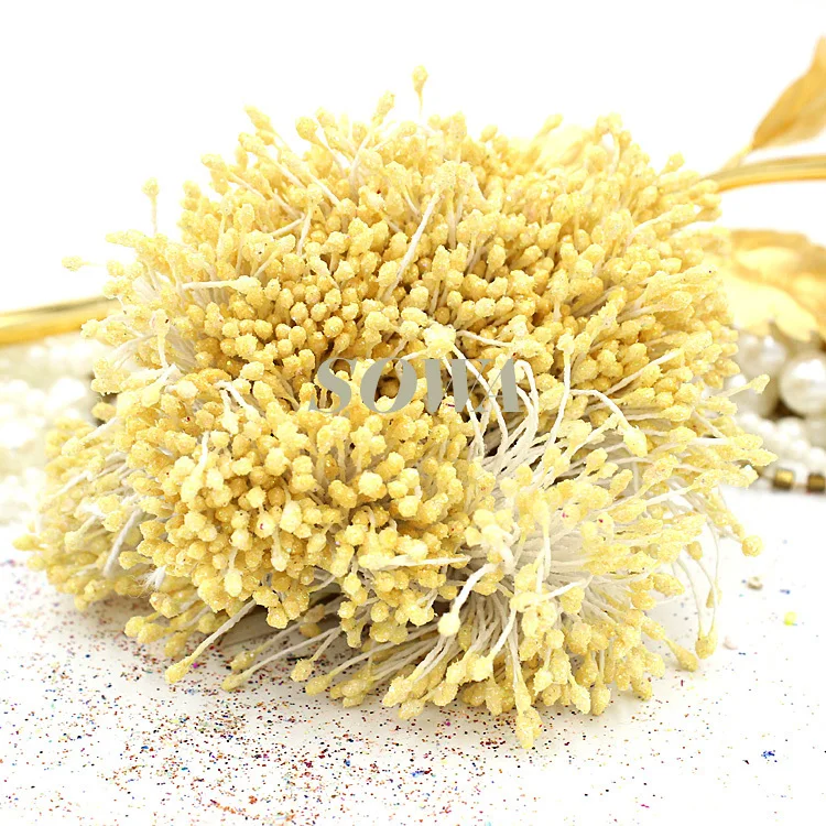 Free Shipping 3mm Light Yellow Floral Glitter Stamen Pistil (800pcs/Lot) Cake Decorating Craft DIY Wholesale and retail
Free Shipping 3mm Light Yellow Floral Glitter Stamen Pistil (800pcs/Lot) Cake Decorating Craft DIY Wholesale and retail