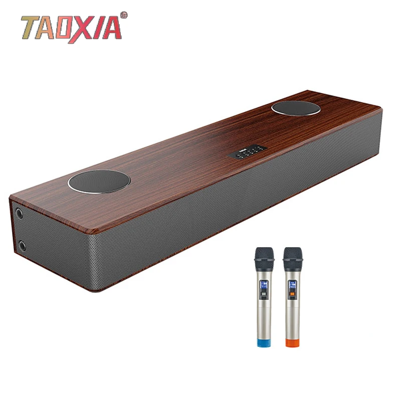 Smart Karaoke Song Wooden Home Theater Speaker 4 Cores 1.5G GPU/1G RAM Hifi DTS Speaker Bluetooth HDMI Wifi Surround Soundbar
Smart Karaoke Song Wooden Home Theater Speaker 4 Cores 1.5G GPU/1G RAM Hifi DTS Speaker Bluetooth HDMI Wifi Surround Soundbar