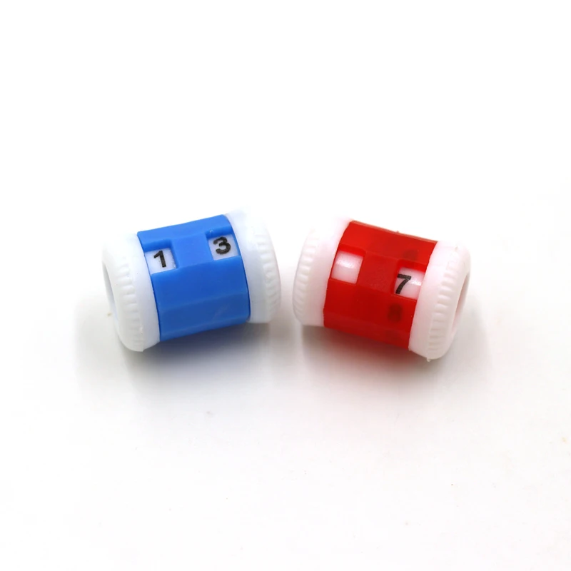 2pcs Knitting Needles Row Counter 2-digit Plastic Ring Row Counter Mini Stitch Marker Row Counter Knitting Counting Weaving Tool
2pcs Knitting Needles Row Counter 2-digit Plastic Ring Row Counter Mini Stitch Marker Row Counter Knitting Counting Weaving Tool