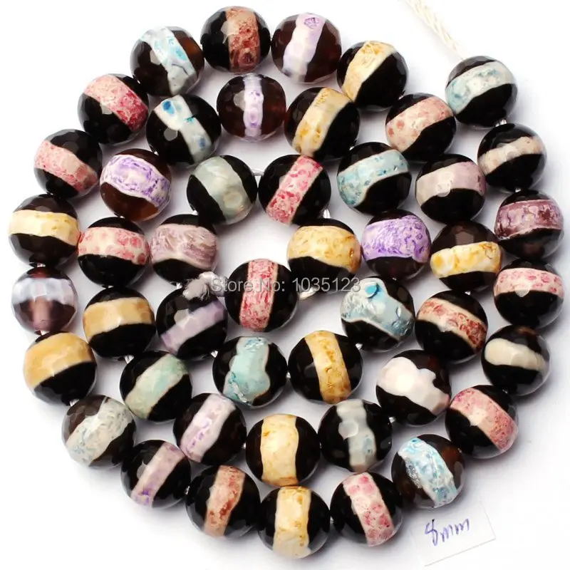 8mm Natural Multicolor Agates Faceted Round Shape DIY Loose Beads 15" Jewellery Making w1822
8mm Natural Multicolor Agates Faceted Round Shape DIY Loose Beads 15" Jewellery Making w1822