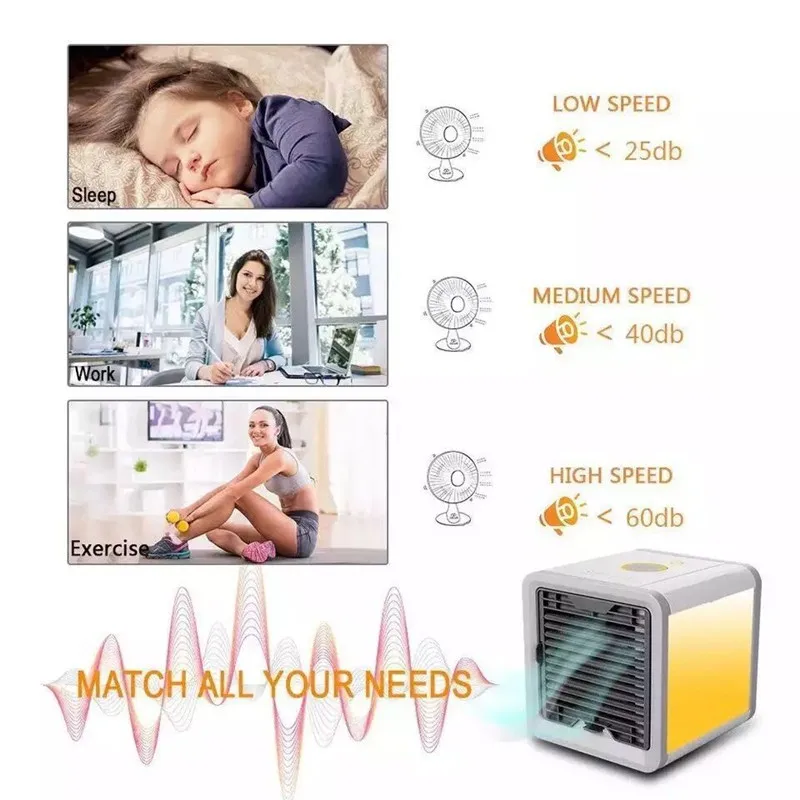 Portable Air Conditioner Fan Desktop Small Humidifier Air Fan Cooler Arctic Cooling For Home Office air ventilator
Portable Air Conditioner Fan Desktop Small Humidifier Air Fan Cooler Arctic Cooling For Home Office air ventilator