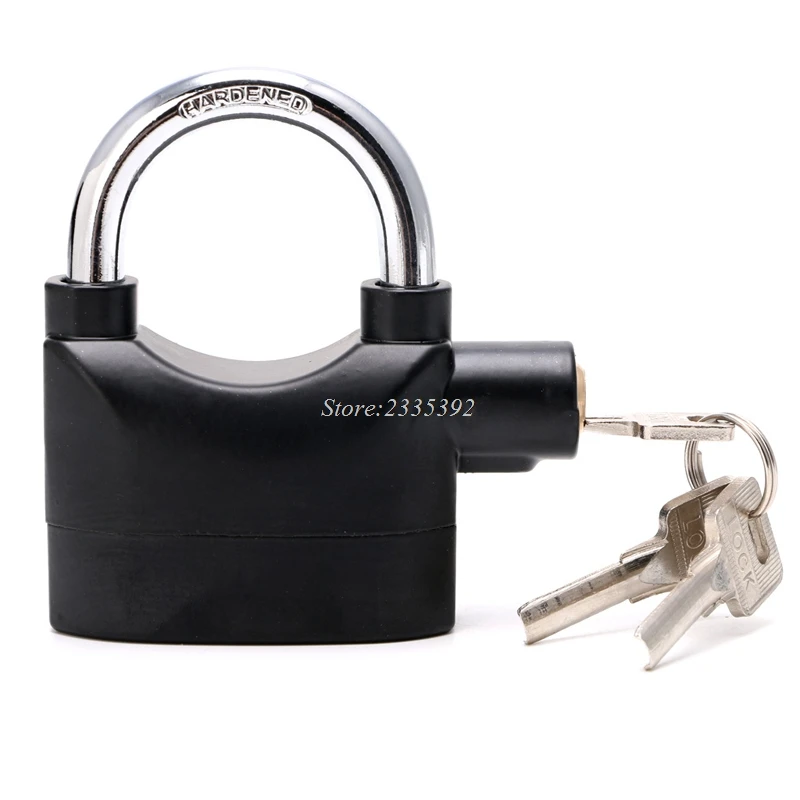 (OOTDTY)Black Waterproof Siren Alarm Padlock Alarm Lock for Motorcycle Bike Bicycle Perfect Security with 110dB Alarm APR14_17
(OOTDTY)Black Waterproof Siren Alarm Padlock Alarm Lock for Motorcycle Bike Bicycle Perfect Security with 110dB Alarm APR14_17