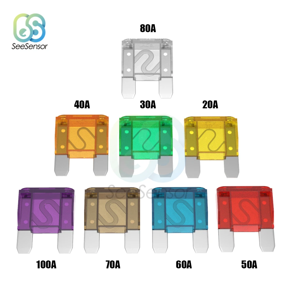 Large Size Blade Fuse Auto Fuse Zinc Alloy and Plastic Material 20A 30A 40A 50A 60A 70A 80A 100A For Auto Car Truck Accessories
Large Size Blade Fuse Auto Fuse Zinc Alloy and Plastic Material 20A 30A 40A 50A 60A 70A 80A 100A For Auto Car Truck Accessories