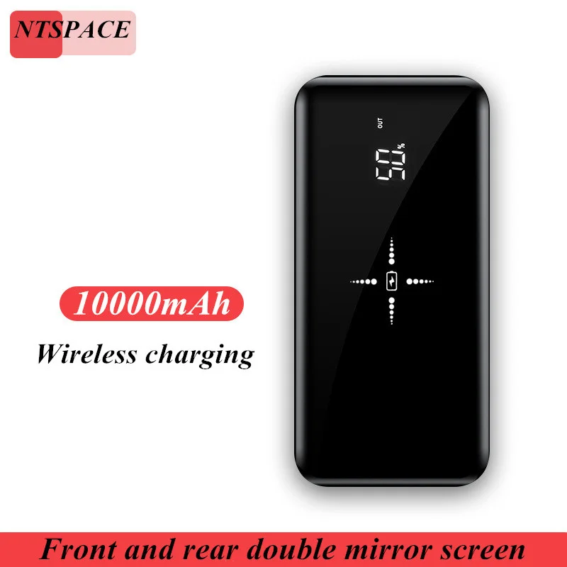 Full Screen Wireless Charging Treasure 10000mAh Bual USB + Wireless Battery Charger For iPhone/Samsung/Huawei/Xiaomi Power Bank
Full Screen Wireless Charging Treasure 10000mAh Bual USB + Wireless Battery Charger For iPhone/Samsung/Huawei/Xiaomi Power Bank