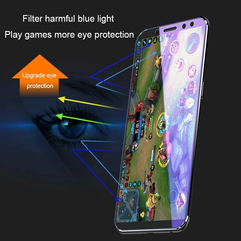 Закаленное стекло 5D для Xiaomi Redmi 4X 2 шт. защита экрана Xiami Xaomi Mi A1 8 SE 6 полное покрытие