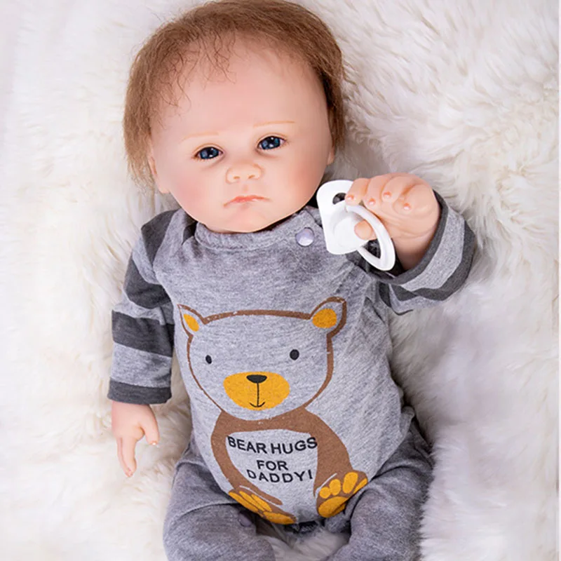 19inch bebe alive Reborn silicone Baby Dolls vinyl newborn reborn babies lifelike infant Toddler dolls kids toys Xmas Gift
19inch bebe alive Reborn silicone Baby Dolls vinyl newborn reborn babies lifelike infant Toddler dolls kids toys Xmas Gift