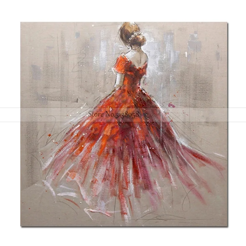 Hand-painted Abstract Figure Oil Painting on Canvas Modern Home Decoration Wall Art Picture Handmade Lady Dancer Paintings
Hand-painted Abstract Figure Oil Painting on Canvas Modern Home Decoration Wall Art Picture Handmade Lady Dancer Paintings