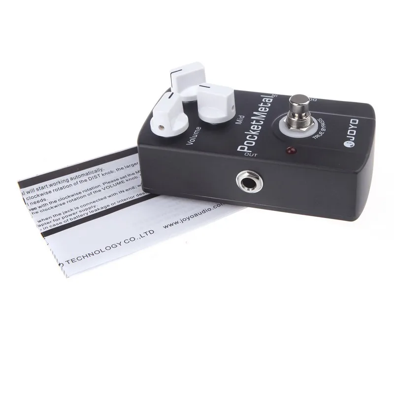 JOYO JF-35 Pocket Metal Electric Guitar Distortion Musical Instrument Effect Pedal Mini Metal Distortion Sounds Riff Solo
JOYO JF-35 Pocket Metal Electric Guitar Distortion Musical Instrument Effect Pedal Mini Metal Distortion Sounds Riff Solo