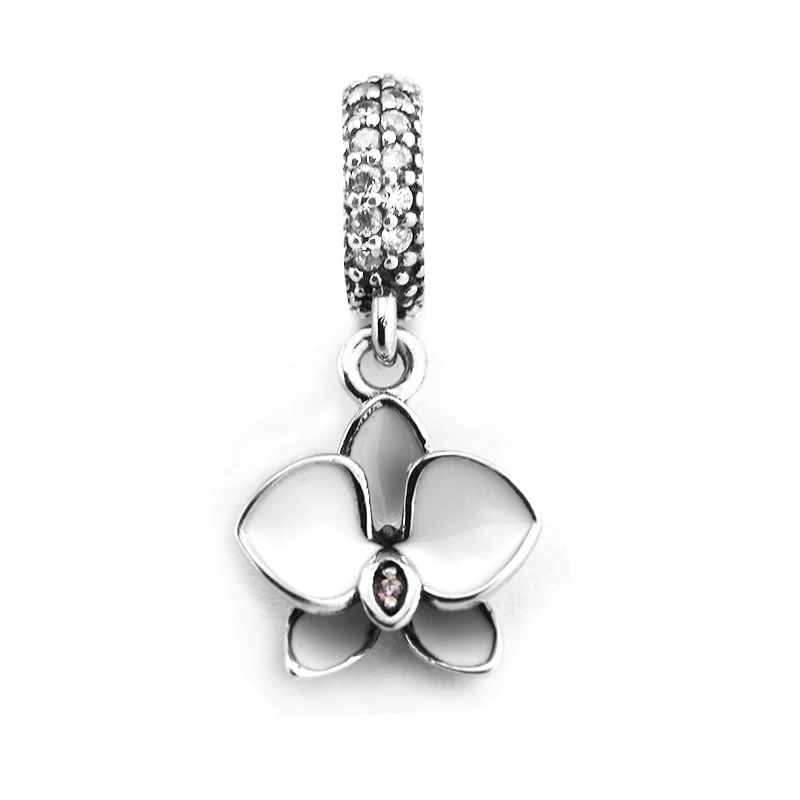Fits for Europe Beads Bracelets Orchid Charms with White Enamel 100% 925 Sterling-Silver-Jewelry Free Shipping
Fits for Europe Beads Bracelets Orchid Charms with White Enamel 100% 925 Sterling-Silver-Jewelry Free Shipping