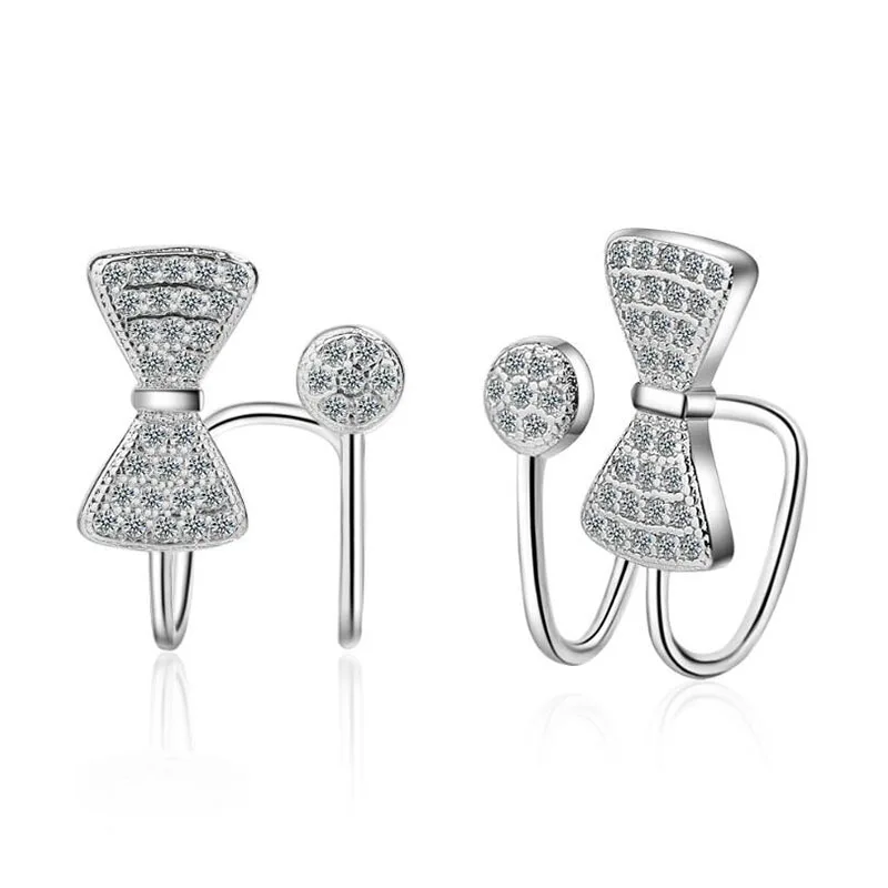 KOFSAC 925 Sterling Silver Ear Clip For Women Jewelry Fashion Charm Bow Zircon Lollipop Earrings Girl Gifts Party Accessories
KOFSAC 925 Sterling Silver Ear Clip For Women Jewelry Fashion Charm Bow Zircon Lollipop Earrings Girl Gifts Party Accessories