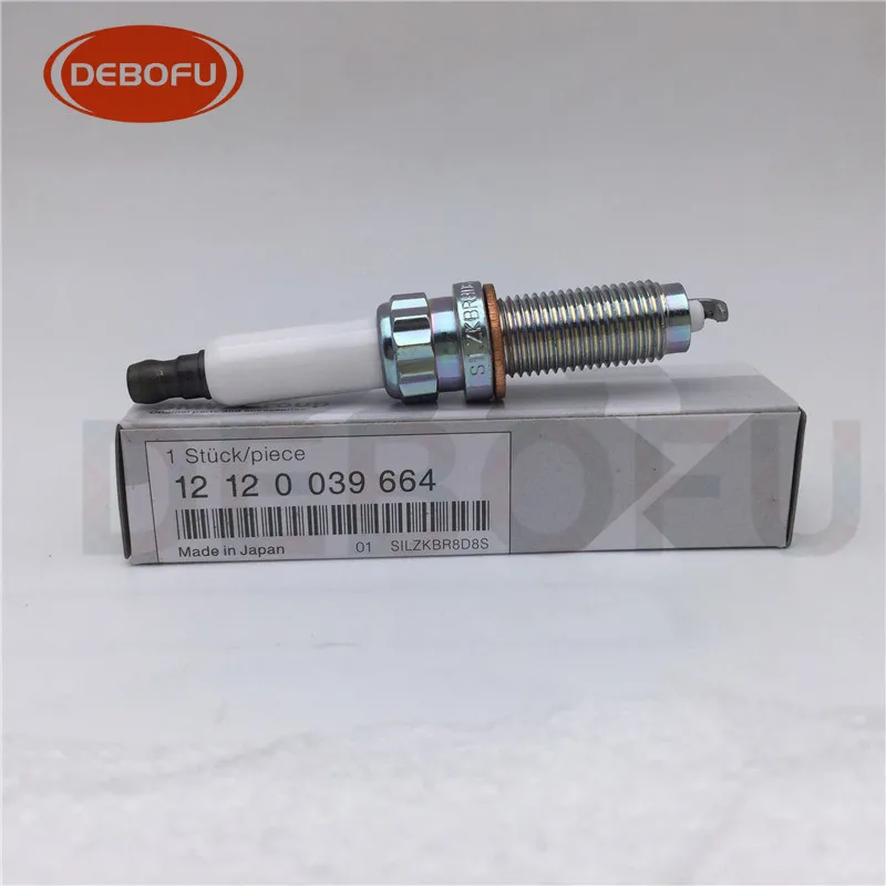 4 шт./лот 12120039664 Свеча зажигания для BMW 228i 320i 328i 428i 528i X3 X4 SILZKBR8D8S
4 шт./лот 12120039664 Свеча зажигания для BMW 228i 320i 328i 428i 528i X3 X4 SILZKBR8D8S
