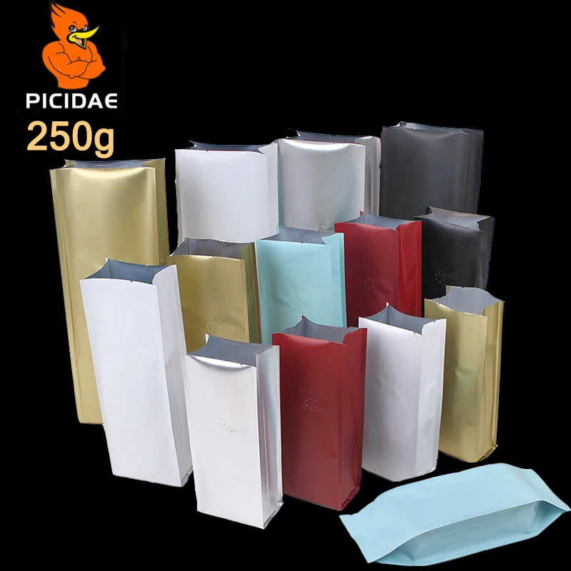250 G Tea Granule Powder Seasoning Sugar Snack Food Packing Bag Half Pound Heat Up Seal Four Side Stand Aluminum Foil Open Top
250 G Tea Granule Powder Seasoning Sugar Snack Food Packing Bag Half Pound Heat Up Seal Four Side Stand Aluminum Foil Open Top