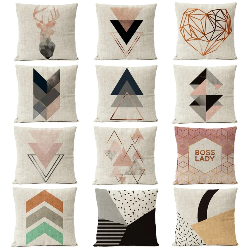 Nordic Gold Deer Pillow Cover Simple Geometric Pillow Case Home Decorative Pillow Thick Linen Pillowcase Sofa Cushion
Nordic Gold Deer Pillow Cover Simple Geometric Pillow Case Home Decorative Pillow Thick Linen Pillowcase Sofa Cushion