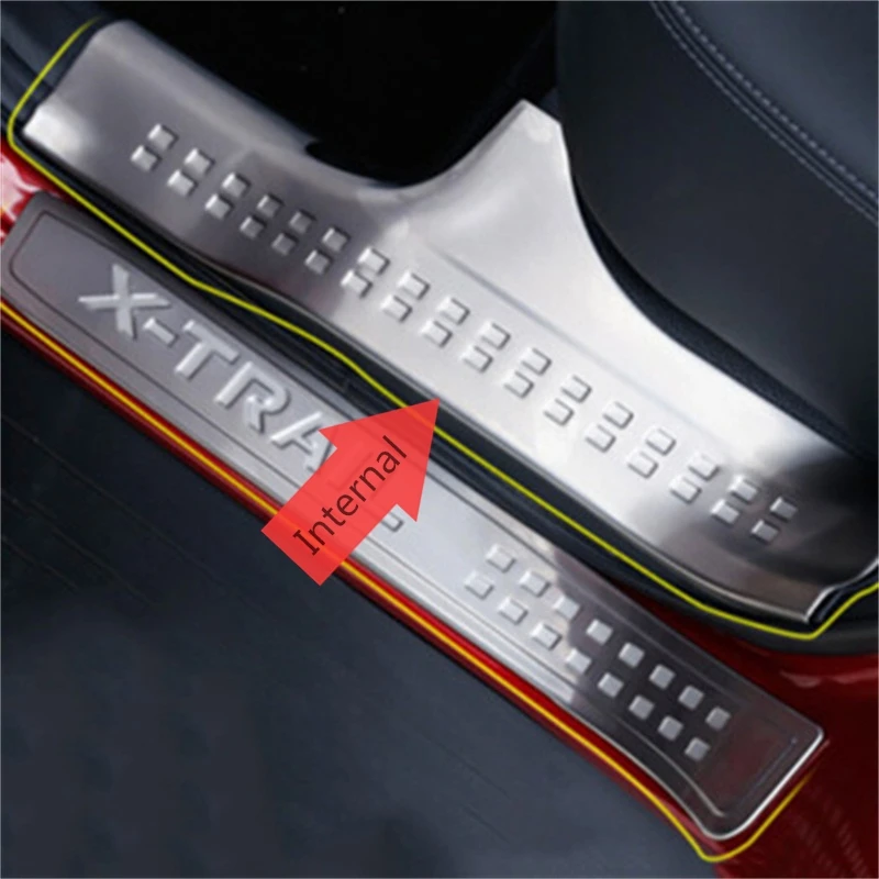 ABAIWAI Scuff Plates For Nissan X-Trail Door Internal Guard Cover 4PCS 304 Stainless Steel X Trail 2014 to 2016 Car Accessorie
ABAIWAI Scuff Plates For Nissan X-Trail Door Internal Guard Cover 4PCS 304 Stainless Steel X Trail 2014 to 2016 Car Accessorie