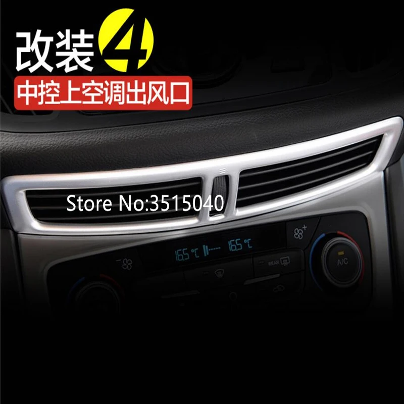 Brand New 1PC Matte Silver ABS Chrome Air Conditioning Outlet Vent Cover Trim For Ford Kuga 2017 Car Styling Auto Accessories
Brand New 1PC Matte Silver ABS Chrome Air Conditioning Outlet Vent Cover Trim For Ford Kuga 2017 Car Styling Auto Accessories