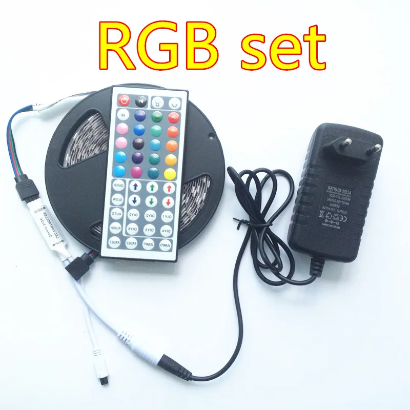 RGB Led Strip Non-Waterproof 5M SMD 3528 300 LEDs/Roll +44 keys IR Remote + DC12V Power Adapter high brightness led strip light
RGB Led Strip Non-Waterproof 5M SMD 3528 300 LEDs/Roll +44 keys IR Remote + DC12V Power Adapter high brightness led strip light