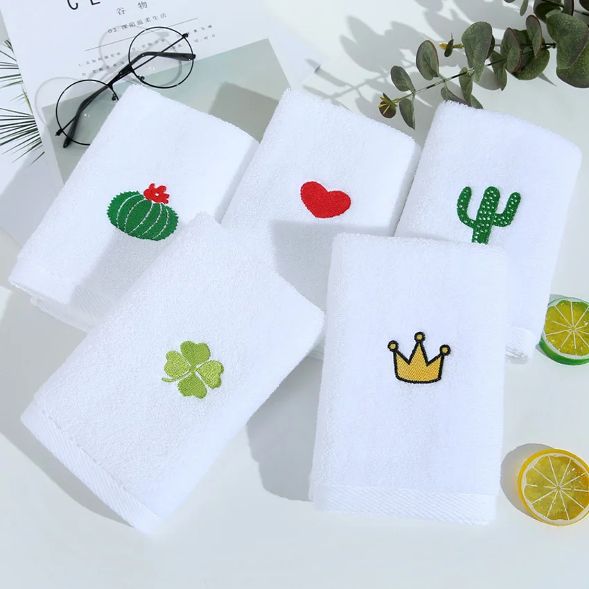 Nordic Towel Set Face Hand Towel Cactus Heart Embroidered Bath Shower Towels Bathroom White Cotton Adults Kids serviette de bain
Nordic Towel Set Face Hand Towel Cactus Heart Embroidered Bath Shower Towels Bathroom White Cotton Adults Kids serviette de bain