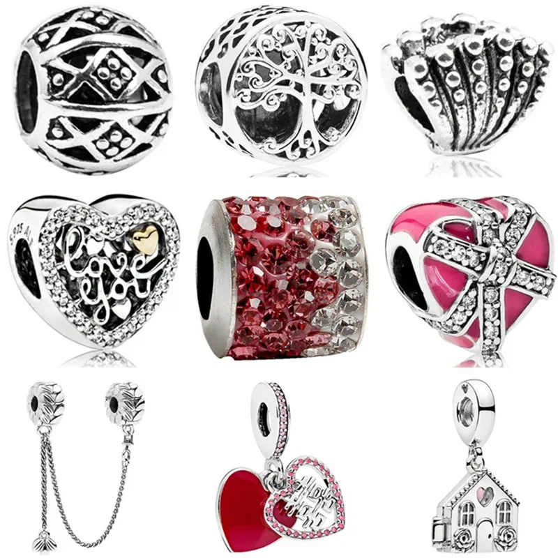 European Luxurious House Love Tree Shell Bird Safety Chain Heart Beads Fit Original Pandora Charms for Women DIY Jewelry
European Luxurious House Love Tree Shell Bird Safety Chain Heart Beads Fit Original Pandora Charms for Women DIY Jewelry