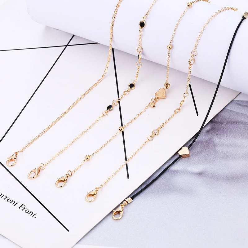 Bohopan 5PCS/Set Simple Trendy Ankle Bracelet For Women Classic Heart Ankle Chain Female Beads Anklets Foot Jewelry For Gifts
Bohopan 5PCS/Set Simple Trendy Ankle Bracelet For Women Classic Heart Ankle Chain Female Beads Anklets Foot Jewelry For Gifts