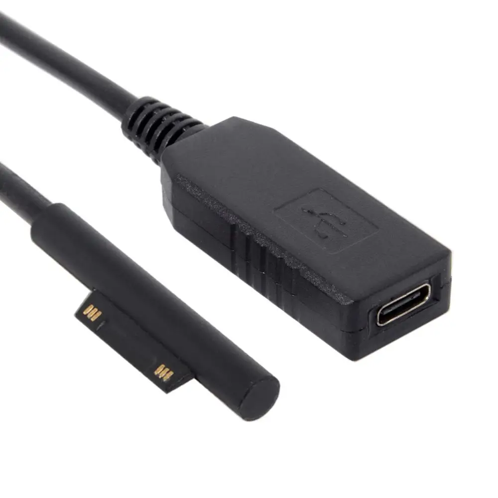 30CM 1FT USB 3.1 Type C USB-C Female DC 12-15V to Surface Pro3 Pro4 Pro5 Pro6 Book PD Emulator Trigger Charging Cable
30CM 1FT USB 3.1 Type C USB-C Female DC 12-15V to Surface Pro3 Pro4 Pro5 Pro6 Book PD Emulator Trigger Charging Cable
