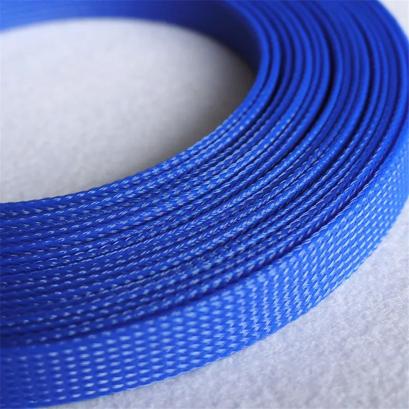 Blue- High quality 16mm Braided PET Expandable Sleeving High Density Sheathing Plaited Cable Sleeves 1M
Blue- High quality 16mm Braided PET Expandable Sleeving High Density Sheathing Plaited Cable Sleeves 1M