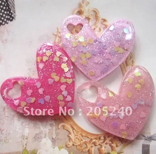 18pcs very hot and kawaii flat back resin heart pendant for DIY necklace decoration
18pcs very hot and kawaii flat back resin heart pendant for DIY necklace decoration