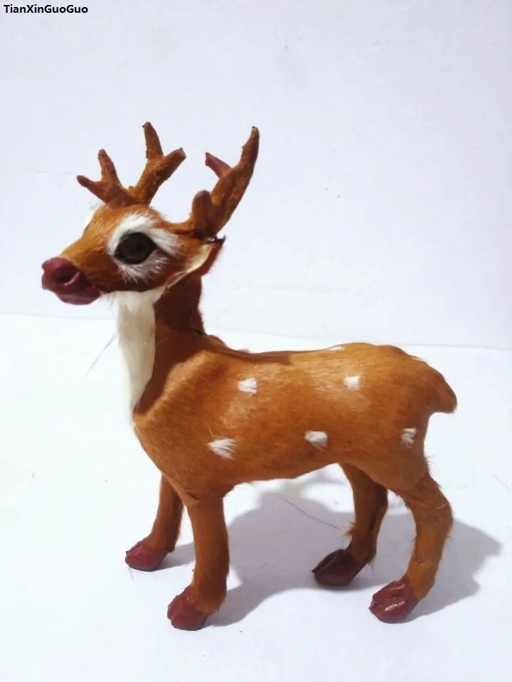 about 12x4x14cm simulation sika deer hard model polyethylene& furs deer prop, handicraft home decoration gift s1548
about 12x4x14cm simulation sika deer hard model polyethylene& furs deer prop, handicraft home decoration gift s1548