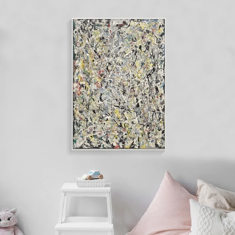 Картина маслом Jackson Pollock 24x36 дюймов|Рисование и каллиграфия| |