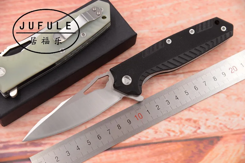 Складной нож JUFULE G10 Sigil 9Cr18MoV, карманный кухонный инструмент для выживания в кемпинге и на природе, с шарикоподшипником и флиппером
Складной нож JUFULE G10 Sigil 9Cr18MoV, карманный кухонный инструмент для выживания в кемпинге и на природе, с шарикоподшипником и флиппером