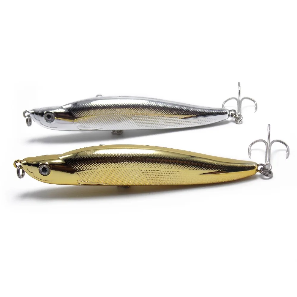 CATCHSIF 2pcs Shallow Diving lipless jerkbaits 16g Golden and Silver Color lure with VMC Treble fishing Hook
CATCHSIF 2pcs Shallow Diving lipless jerkbaits 16g Golden and Silver Color lure with VMC Treble fishing Hook