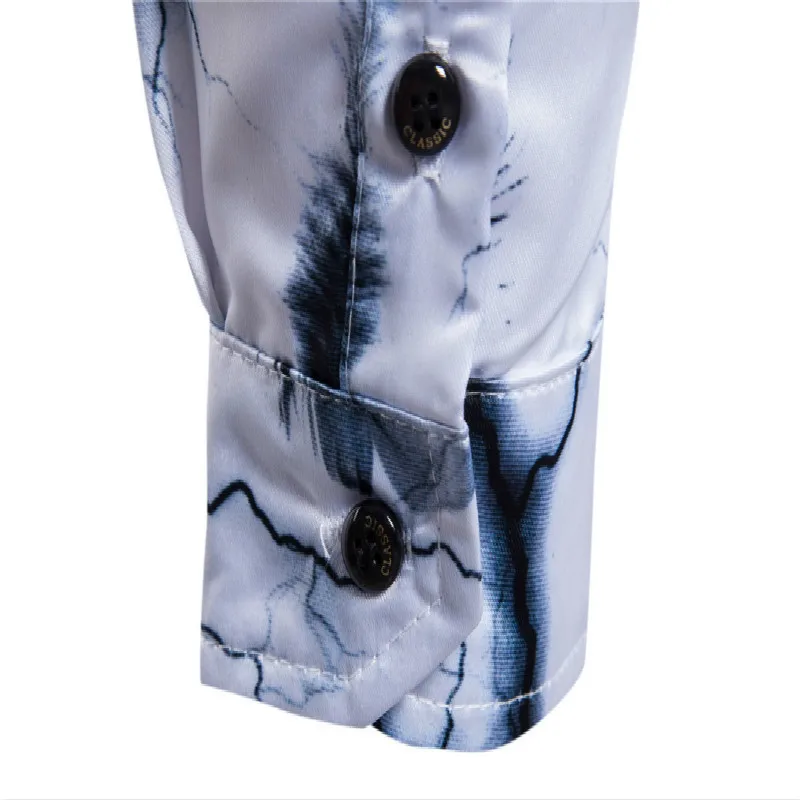 Mens Floral Brand Fashion Shirts Printing Lightning Feather Long Sleeve Men Hawaiian Dress Casual Shirt Camisa Masculina Slim
Mens Floral Brand Fashion Shirts Printing Lightning Feather Long Sleeve Men Hawaiian Dress Casual Shirt Camisa Masculina Slim