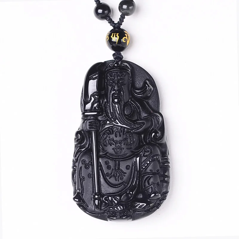 Drop Shipping Guan Yu ObsidianNecklace Chinese Carving Natural Amulet GuanGong Crystal Pendant Fine Jewelry Gift
Drop Shipping Guan Yu ObsidianNecklace Chinese Carving Natural Amulet GuanGong Crystal Pendant Fine Jewelry Gift