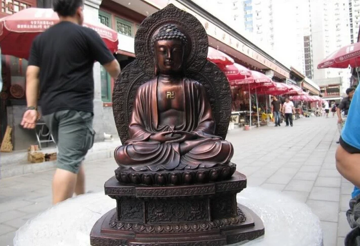 Fast Shipping Refined Red Bronze Copper Amitayus Tathagata Sakyamuni Buddha Statue 30cm
Fast Shipping Refined Red Bronze Copper Amitayus Tathagata Sakyamuni Buddha Statue 30cm