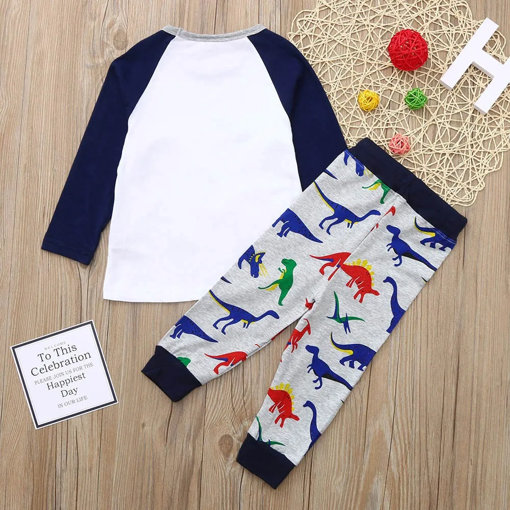 2019 Kids baby 2PCS Children Kids Boys Girls Dinosaur Print Top+Long Pants Set Outfit
2019 Kids baby 2PCS Children Kids Boys Girls Dinosaur Print Top+Long Pants Set Outfit