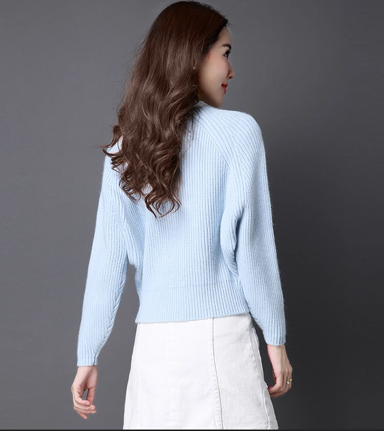 Knitted Sweater Women Sweater Batwing Sleeve Korean Cardigan Autumn And Winter Knitting Women Clothes Cardigans Casual Sweaters
Knitted Sweater Women Sweater Batwing Sleeve Korean Cardigan Autumn And Winter Knitting Women Clothes Cardigans Casual Sweaters