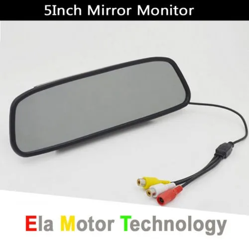 5'' TFT LCD Screen Backup Car Mirror Monitors + HD CCD Night Vision Waterproof Rear View Camera For KIA Rondo RP 2013~2015 |