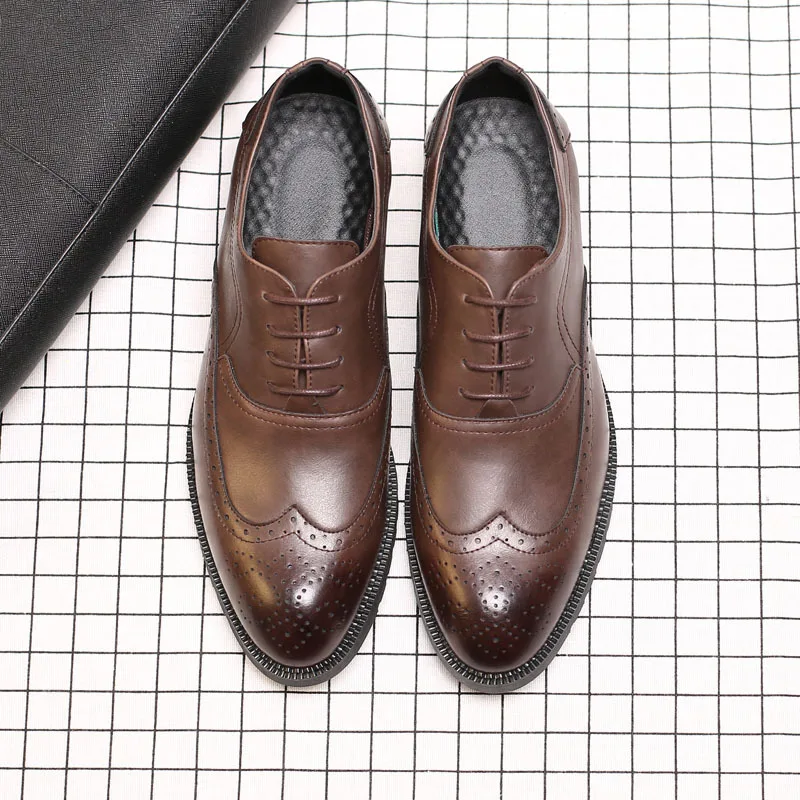 Oxfords Shoes Men Soft Leather Brand Footwear Fashion Oxfords Business Casual Shoes High Quality Mens Black Leather Shoes KA149
Oxfords Shoes Men Soft Leather Brand Footwear Fashion Oxfords Business Casual Shoes High Quality Mens Black Leather Shoes KA149