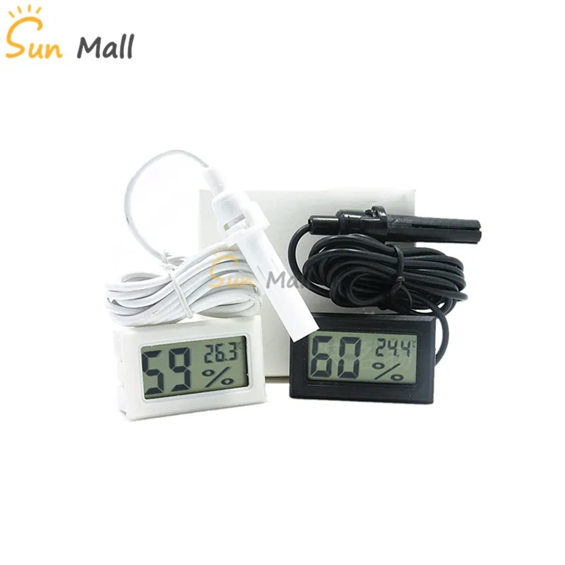

Professional Mini Probe Embedded Digital LCD Thermometer Hygrometer Humidity Temperature Meter