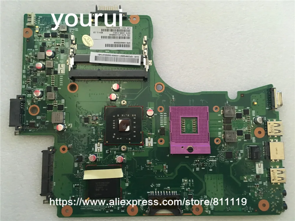yourui For motherboard for For Toshiba C650 C655 V000225020 GL40 DDR3 PN:1310A2355302 Full test
yourui For motherboard for For Toshiba C650 C655 V000225020 GL40 DDR3 PN:1310A2355302 Full test