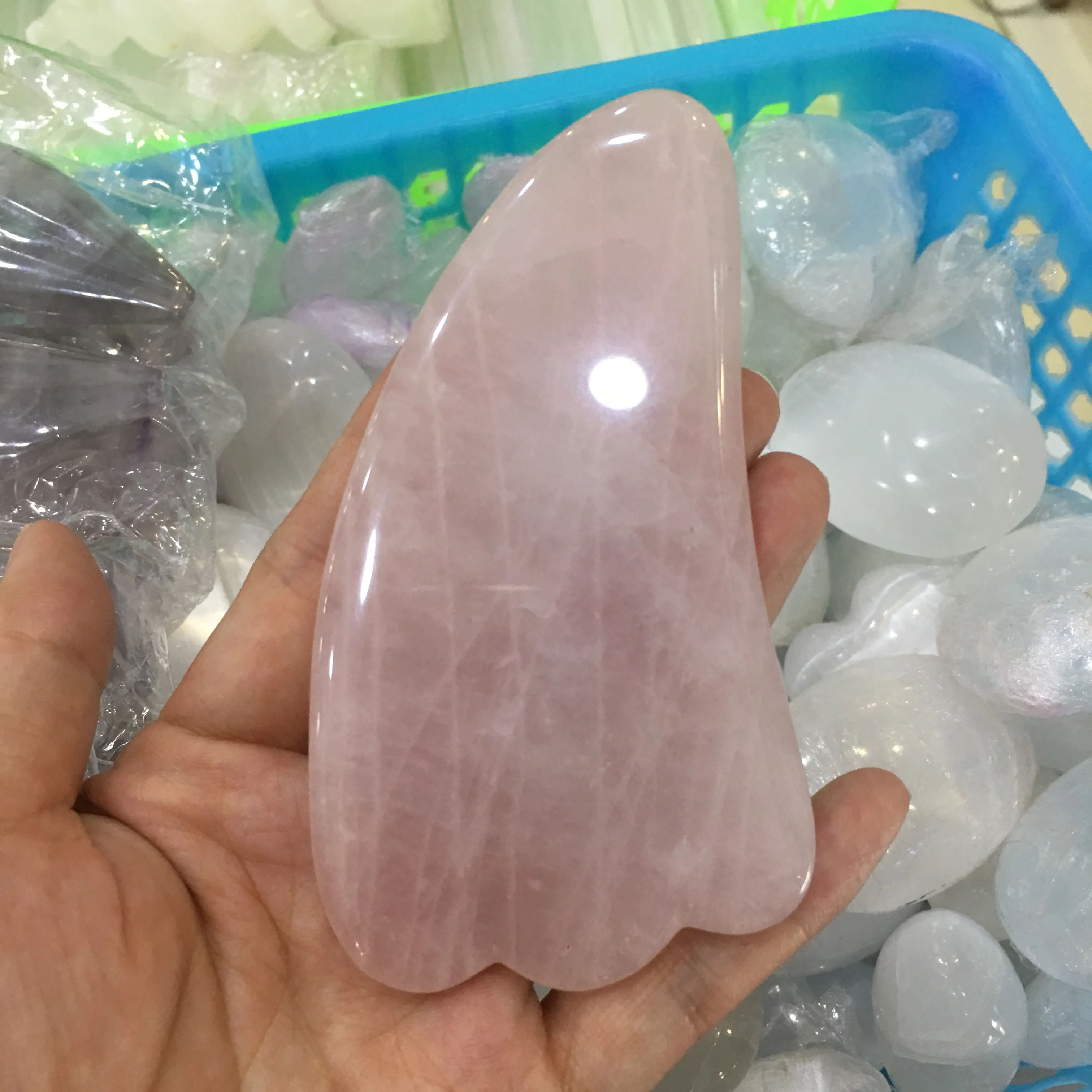Natural rose Quartz Slice Gua Sha Traditional Acupressure Guasha Massager Skin Care Scraping Face Massage
Natural rose Quartz Slice Gua Sha Traditional Acupressure Guasha Massager Skin Care Scraping Face Massage