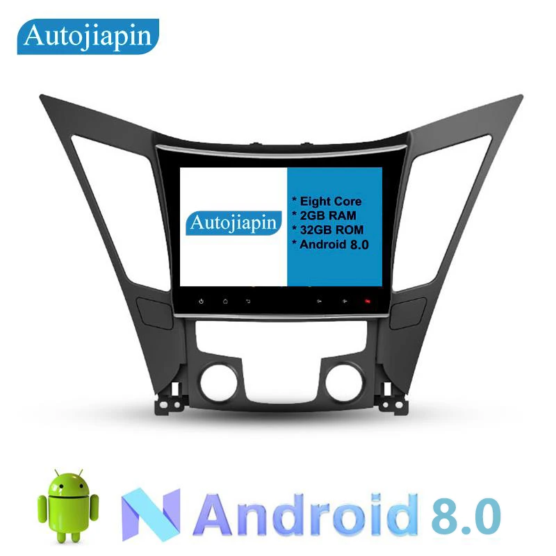 AUTOJIAPIN 9 "Восьмиядерный Android 8 0 2G ram 1024*600 Автомобильный gps навигация для hyundai SONATA I40