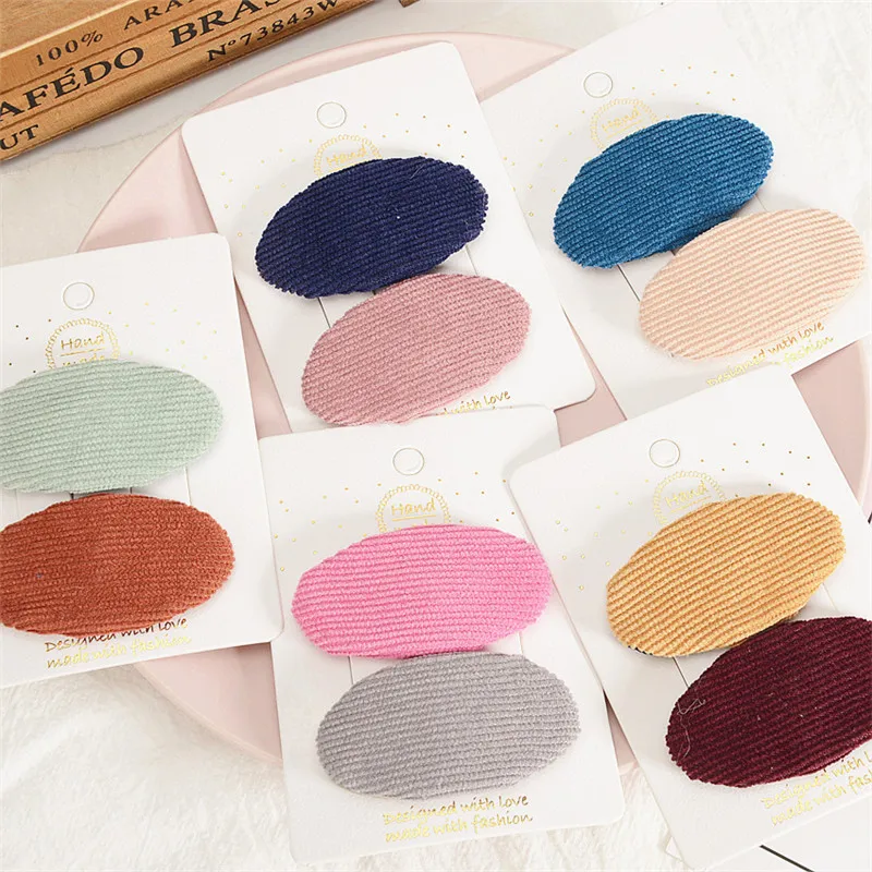 2pcs/lot New Spell Color Corduroy Hair Clips for Children Square BB Hairpins Hair Bows Lovely Girls Hair Accessories Headdress
2pcs/lot New Spell Color Corduroy Hair Clips for Children Square BB Hairpins Hair Bows Lovely Girls Hair Accessories Headdress