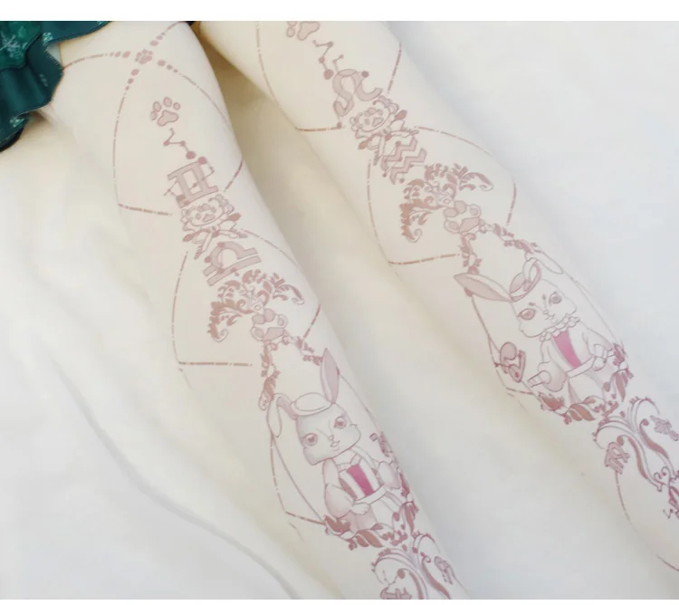Mori Girl Japanese Sweet Lolita Stockings Cute Lolita Rabbit Print Girl Pantyhose
Mori Girl Japanese Sweet Lolita Stockings Cute Lolita Rabbit Print Girl Pantyhose